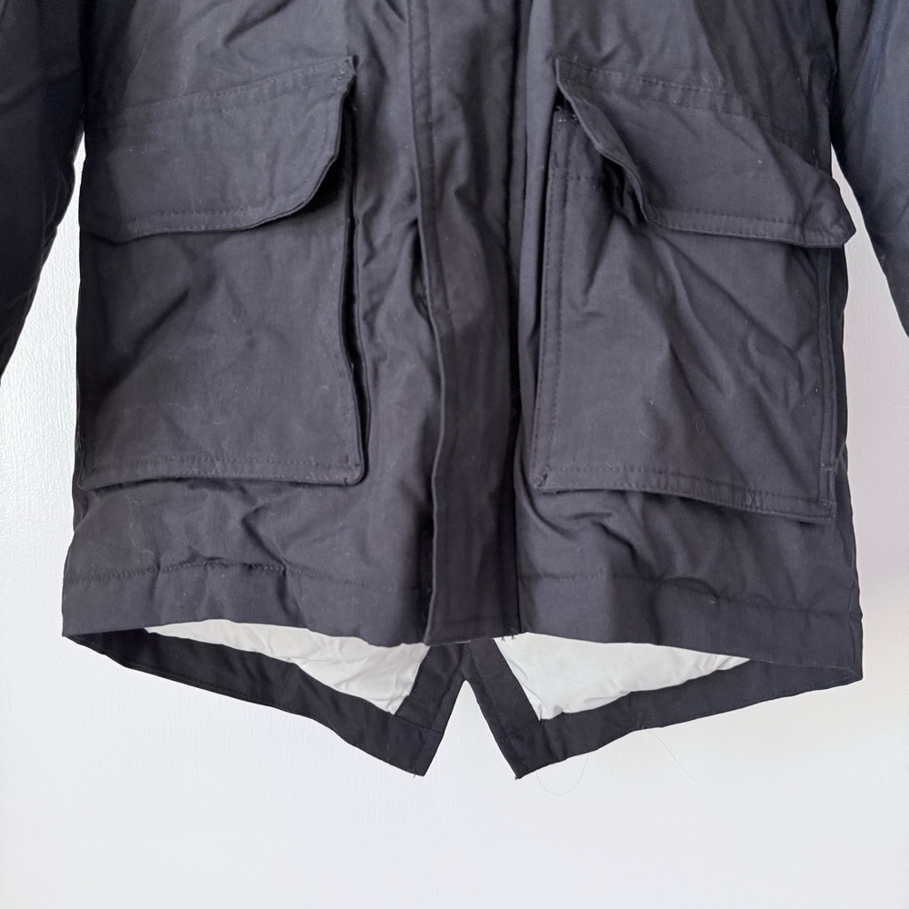 Eddie Bauer Superior Down Parka with Fur Trim Hood in Black - Picture 10 of 16
